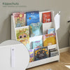 SoBuy | Kinderbücherregal | Zeitungsständer | Aufbewahrungsregal für Kinder | KMB32-W