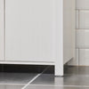 SoBuy | Waschbeckenunterschrank | Badschrank | Waschtisch | Weiß | BZR101-W