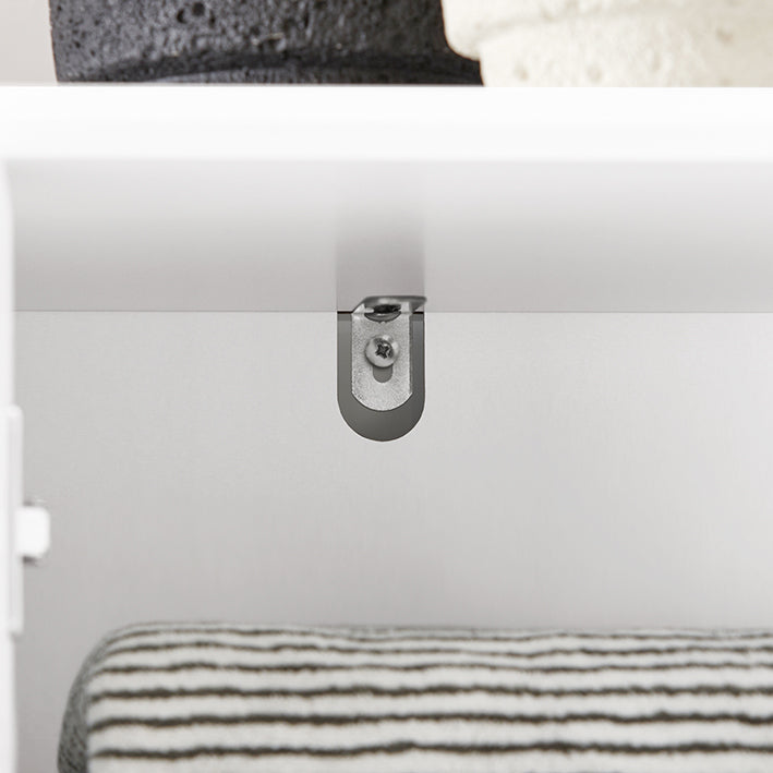 SoBuy | Hochschrank | Badschrank | Badregal | Badezimmermöbel | Weiß | BZR109-W