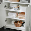 SoBuy | Badkommode | Badschrank | Badmöbel | Sideboard | Flurschrank | Weiß | BZR121-W