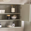 SoBuy | Spiegelschrank | Hängeschrank | Badschrank | Wandspiegel | Naturgrau | BZR134-NG