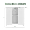 SoBuy | Waschbeckenunterschrank | Badezimmerschrank | Weiß 60x60x30cm BZR18-II-W