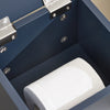 SoBuy | Toilettenrollenhalter | Badregal | Badezimmerschrank | Blau | BZR192-B