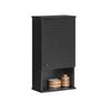 SoBuy | Hängeschrank Bad | Wandschrank | Medizinschrank | Schwarz | BZR25-SCH