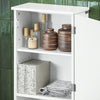 SoBuy | Hängeschrank Bad | Wandschrank | Medizinschrank | Weiß | BZR25-W