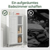 SoBuy | Badkommode | Badzimmerschrank | Flurschrank Weiß | BZR39-W