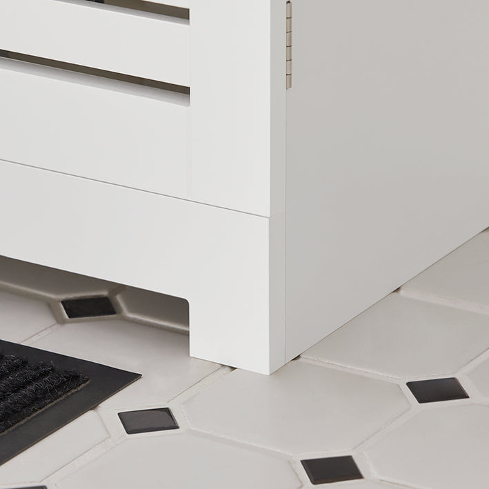 SoBuy | Waschbeckenunterschrank | Badezimmerunterschrank Weiß | BZR40-W