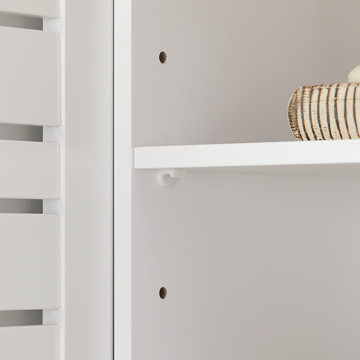 SoBuy | Waschbeckenunterschrank | Badezimmerunterschrank Weiß | BZR40-W