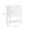 SoBuy | Nachttisch | Nachtschrank | Sofatisch | Beistelltisch | Weiß | FBT113-W