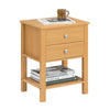 SoBuy | Nachttisch | Boxspringbett | Sofatisch | Beistelltisch | Nachtschrank Natur | FBT114-N