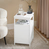 SoBuy | Nachttisch | Nachtschrank | Sofatisch | Beistelltisch | Telefontisch | Weiß | FBT117-W