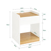 SoBuy | Nachttisch | Boxspringbett | Beistelltisch | Sofatisch | Nachtschrank | FBT128-WN
