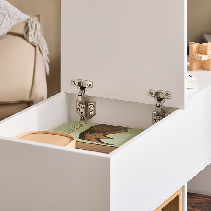 SoBuy | Aktenschrank | Aktenschrankwagen | Druckertisch | Rollcontainer | Weiß | FBT134-W