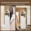 Vorverkauf | SoBuy Nachttisch schmal Beistelltisch | mit 2 Schubladen Weiß | 20x60x35cm | FBT149-WN
