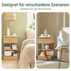 Vorverkauf | SoBuy | Nachttisch | Nachtschrank | Beistelltisch | Kommode Natur | FBT49-Nx2