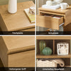 Vorverkauf | SoBuy | Nachttisch | Nachtschrank | Beistelltisch | Kommode Natur | FBT49-Nx2