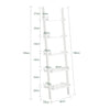 Sobuy | Police hlavy | Decol Ladder White | Schodišťová police | FRG17-W