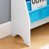 SoBuy | Kinderbücherregal | Hängefächerregal | Zeitungsständer | Weiß-Blau&Rosa | FRG225-F