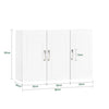 Vorverkauf | SoBuy | Hängeschrank mit 2 Türen | Badschrank | Wandschrank | Küchenschrank | Weiß | FRG231-L-W