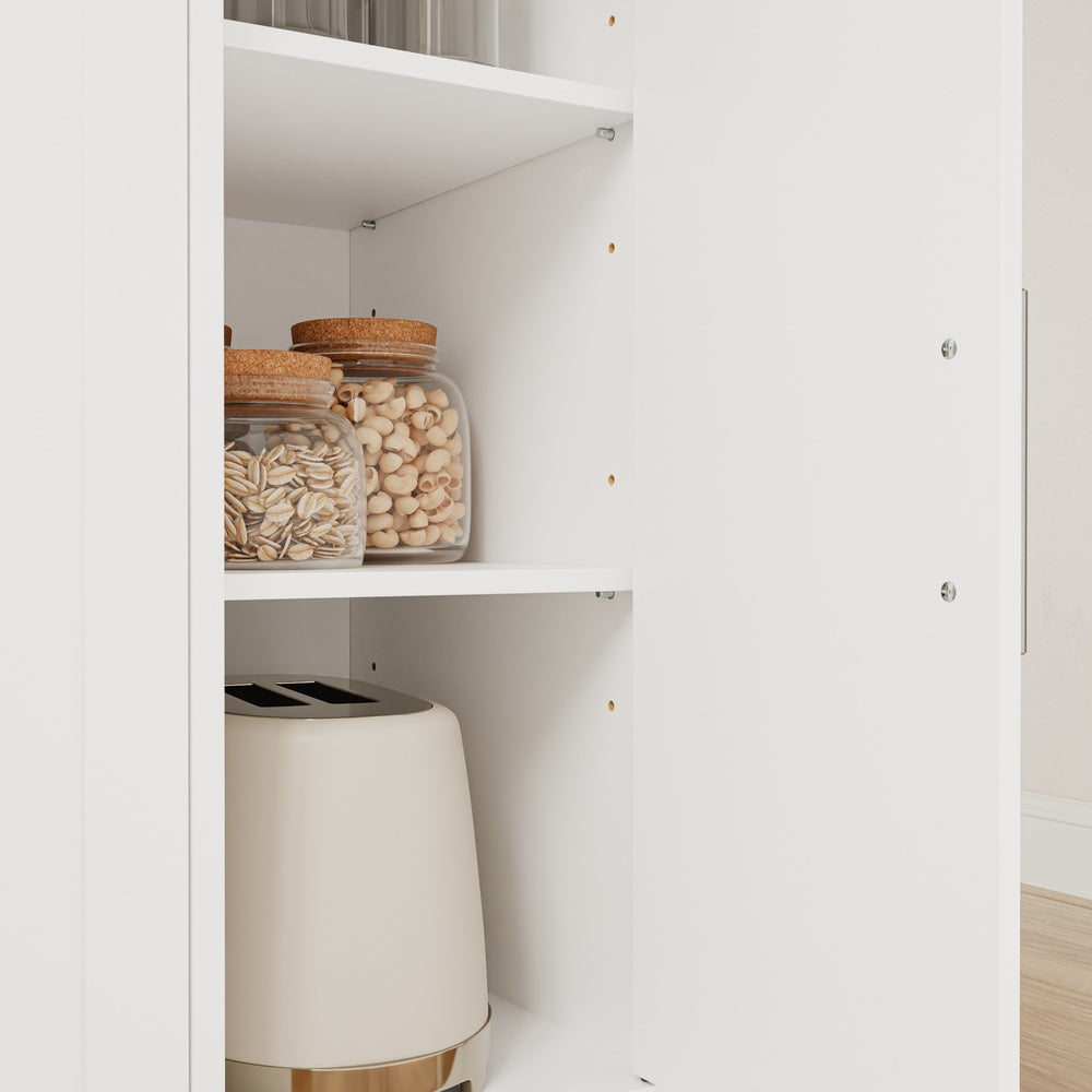 SoBuy Kücheninsel Küchenbar mit 1 Schublade & Besteckeinsatz Weiß 104×40×89 cm FSB110-WN