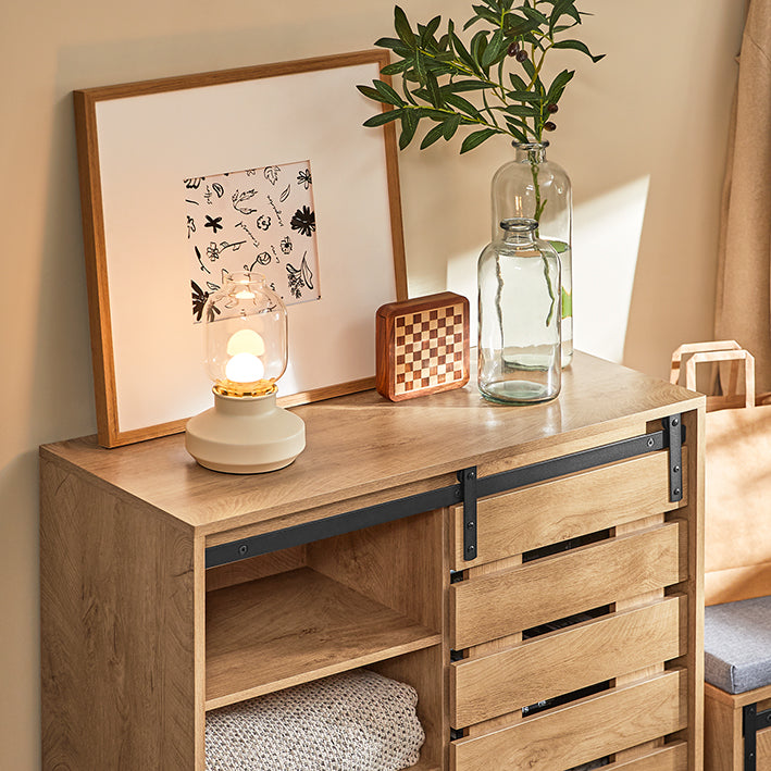 Vorverkauf | SoBuy | Sideboard Schiebetür | Kommode | Schuhschrank | Flurschrank | FSB65-N