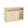 SoBuy | Sideboard | Küchenschrank | Flurschrank | Kommode | Beige | FSB80-MI