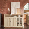 SoBuy | Sideboard | Küchenschrank | Flurschrank | Kommode | Beige | FSB80-MI
