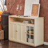 SoBuy | Sideboard | Küchenschrank | Flurschrank | Kommode | Beige | FSB80-MI