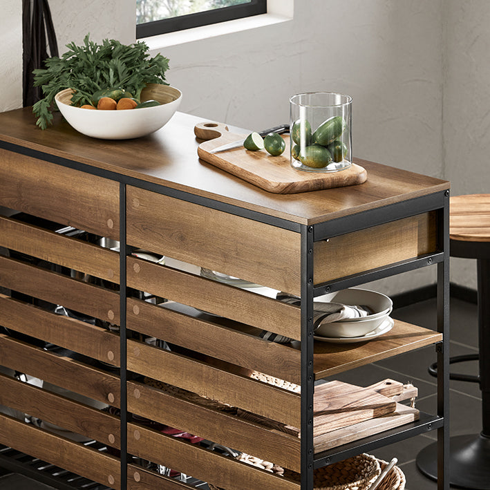 Vorverkauf | SoBuy | Kücheninsel | Küchenregal | Kommode | Bartisch | Vintage | FSB85-PF