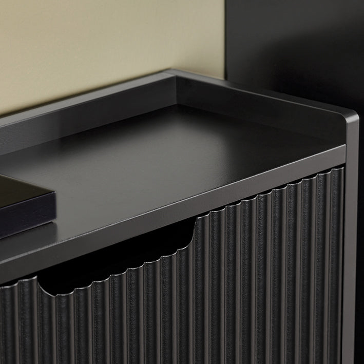 Vorverkauf | SoBuy | Schuhkipper mit 3 Klappen | Schuhschrank schmal | Schuhkommode Schwarz | FSR177-H-SCH