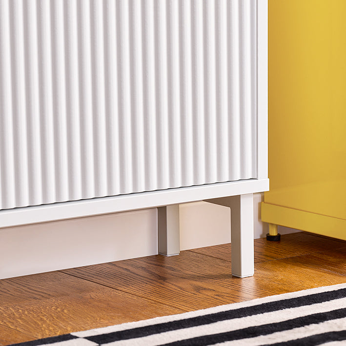 SoBuy | Schuhkipper schmal mit 2 Klappen | Weiß | FSR177-W