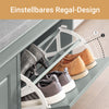 SoBuy | Schuhkipper | Schuhbank mit Schuhfach | Sitzkommode Hellgrau | FSR64-HG