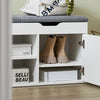 Sobuy | Cloakroom Bench | Sázka lavice | Boty Bench White | FSR96-W