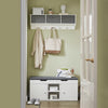 Sobuy | Cloakroom Bench | Sázka lavice | Boty Bench White | FSR96-W