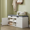Sobuy | Cloakroom Bench | Sázka lavice | Boty Bench White | FSR96-W