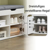 Sobuy | Cloakroom Bench | Sázka lavice | Boty Bench White | FSR96-W