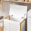 Sobuy | Bičování hrudníku | Sběratel prádla | Košík na prádlo Natural-White | FSS66-WN