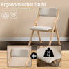 Sobuy | Skládací židle | Kuchyňská židle L židle pro děti Světle šedá | FST40-HG