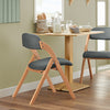 Sobuy | Skládací židle | Kitchenstuh l stolní židle | Světle šedá | FST92-N
