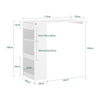 SoBuy | Bartisch | Esstisch | Wandtisch | Stehtisch | Balkontisch | Weiß | FWT101-W