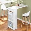 SoBuy | Bartisch | Esstisch | Wandtisch | Stehtisch | Balkontisch | Weiß | FWT101-W