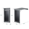SoBuy | Wandtisch mit Tafel | Klapptisch | Esstisch | Memoboard | Hellgrau | FWT20-HG