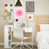 SoBuy | Schreibtisch Weiß | Schreibtisch mit Regal | Schreibtisch Kinder | FWT35-W
