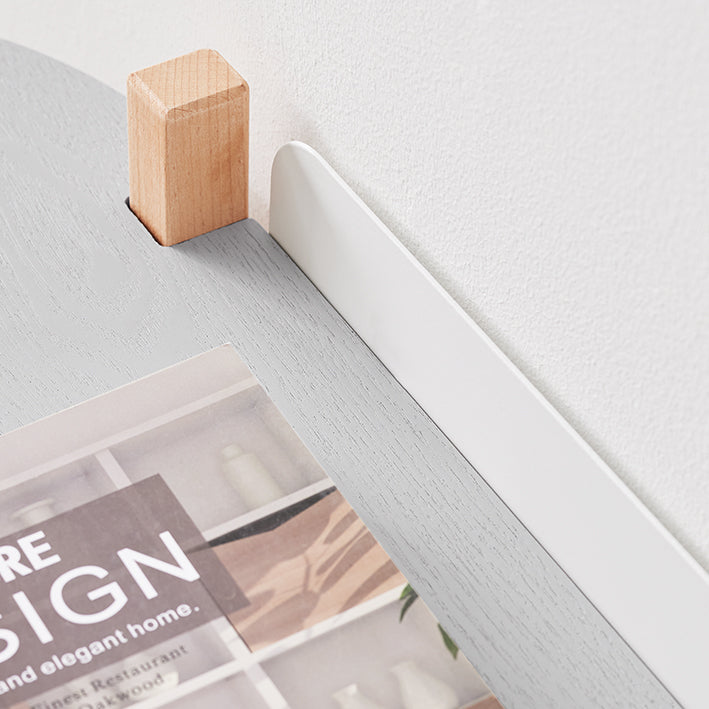 SoBuy | Multifunktionales Regal | Bücherregal | Standregal mit 2 Ablagen | Standregal | Grau/Natur | HSTR01-HG