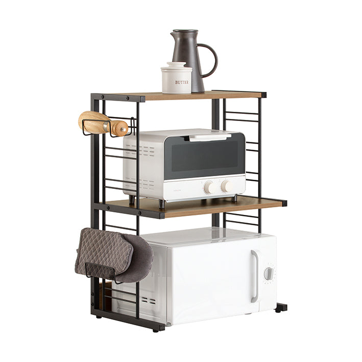 SoBuy | Mikrowellenregal | Mikrowellenhalter | Küchenregal | KCR08-PF
