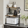 SoBuy | Mikrowellenregal | Mikrowellenhalter | Küchenregal | KCR08-PF