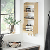 SoBuy | Wandregal | Gewürzregal | Hängeregal | Küchenregal | Badregal Natur | KCR12-N