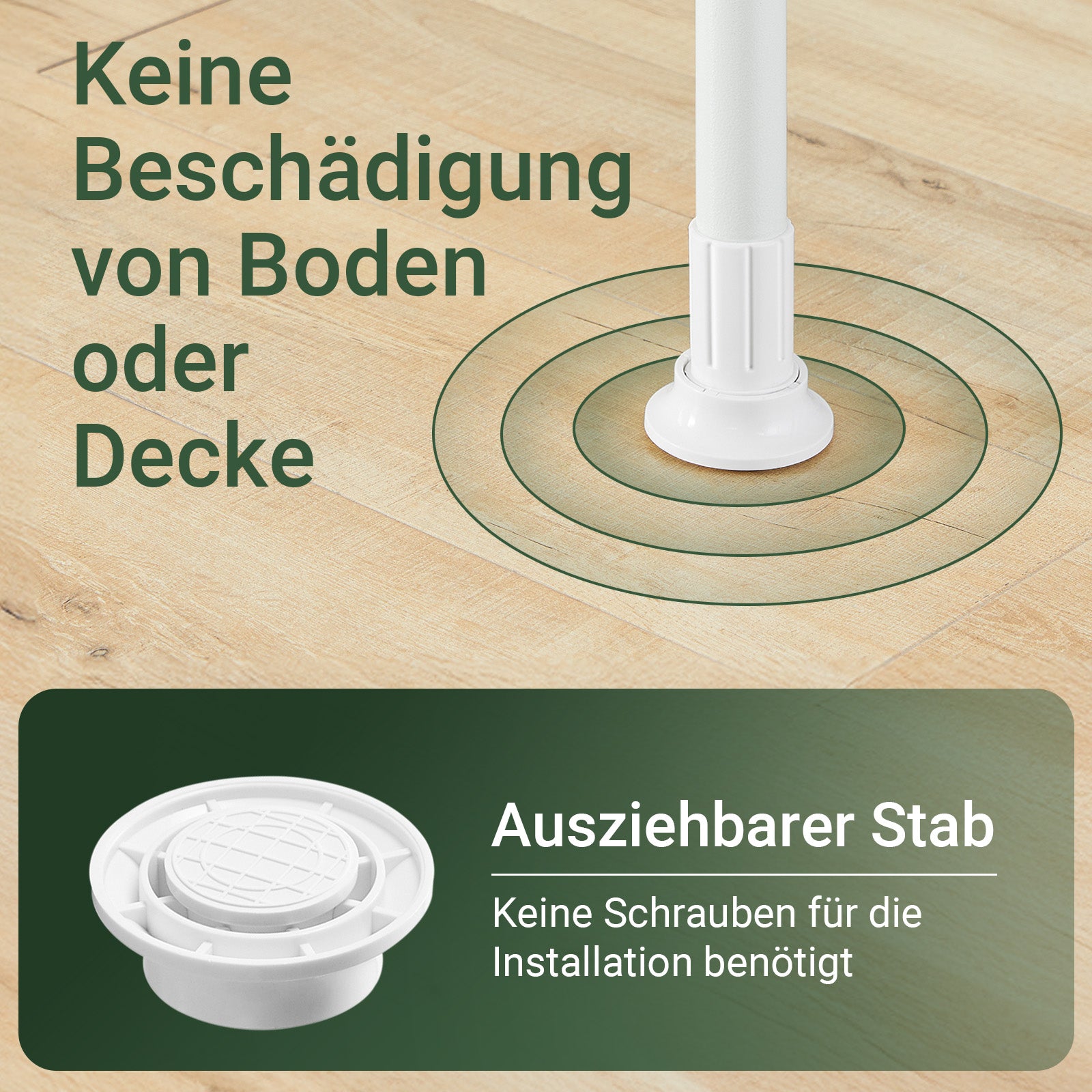 SoBuy | Teleskop Kleiderstange | Kleiderstangen System | Regalsystem | KLS03-II-W