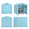 SoBuy | Foliengerätehaus | Fahrradgarage wetterfest Geräteschuppen | Blau 159x165x219cm KLS11-L-BL