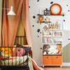 SoBuy | Kinderregal mit Boxen | Spielzeugregal | Bücherregal für Kinder | KMB68-W